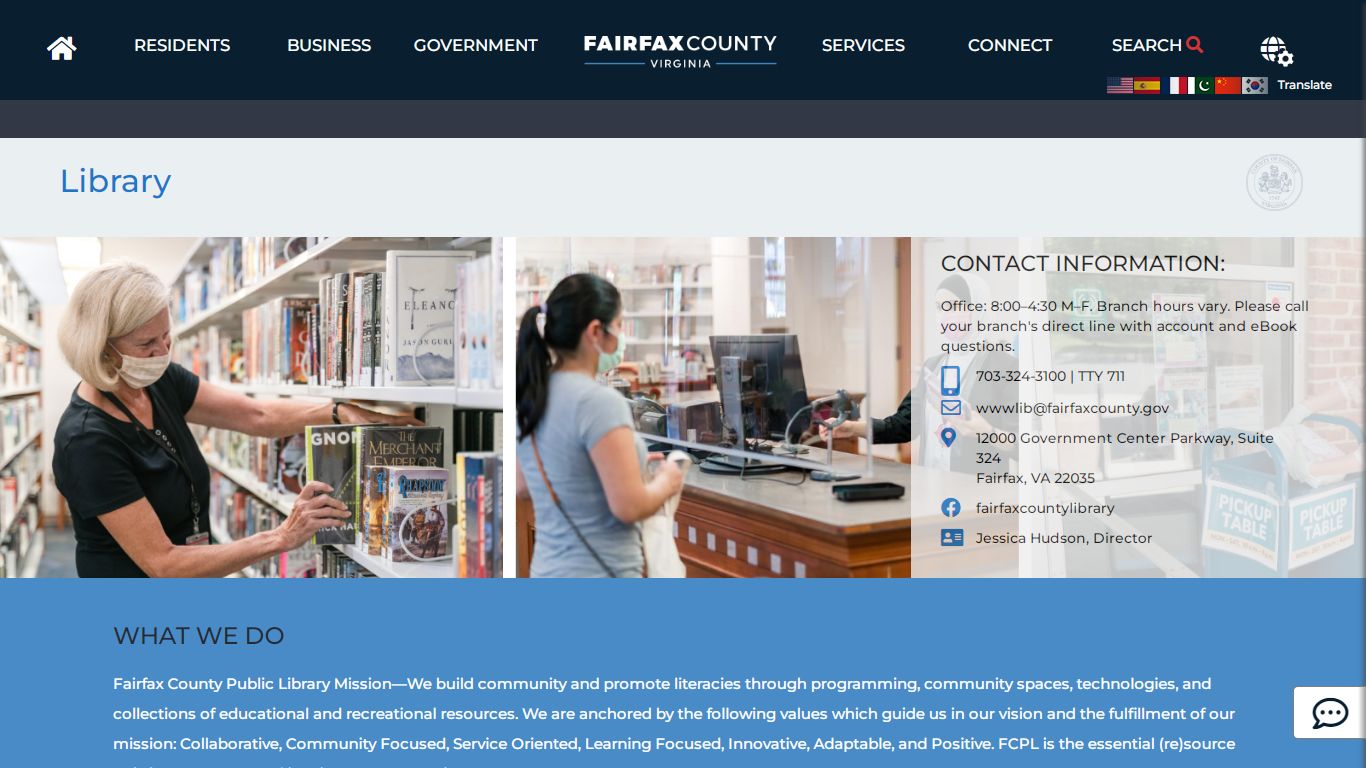 Library Home | Library - Fairfax County, Virginia