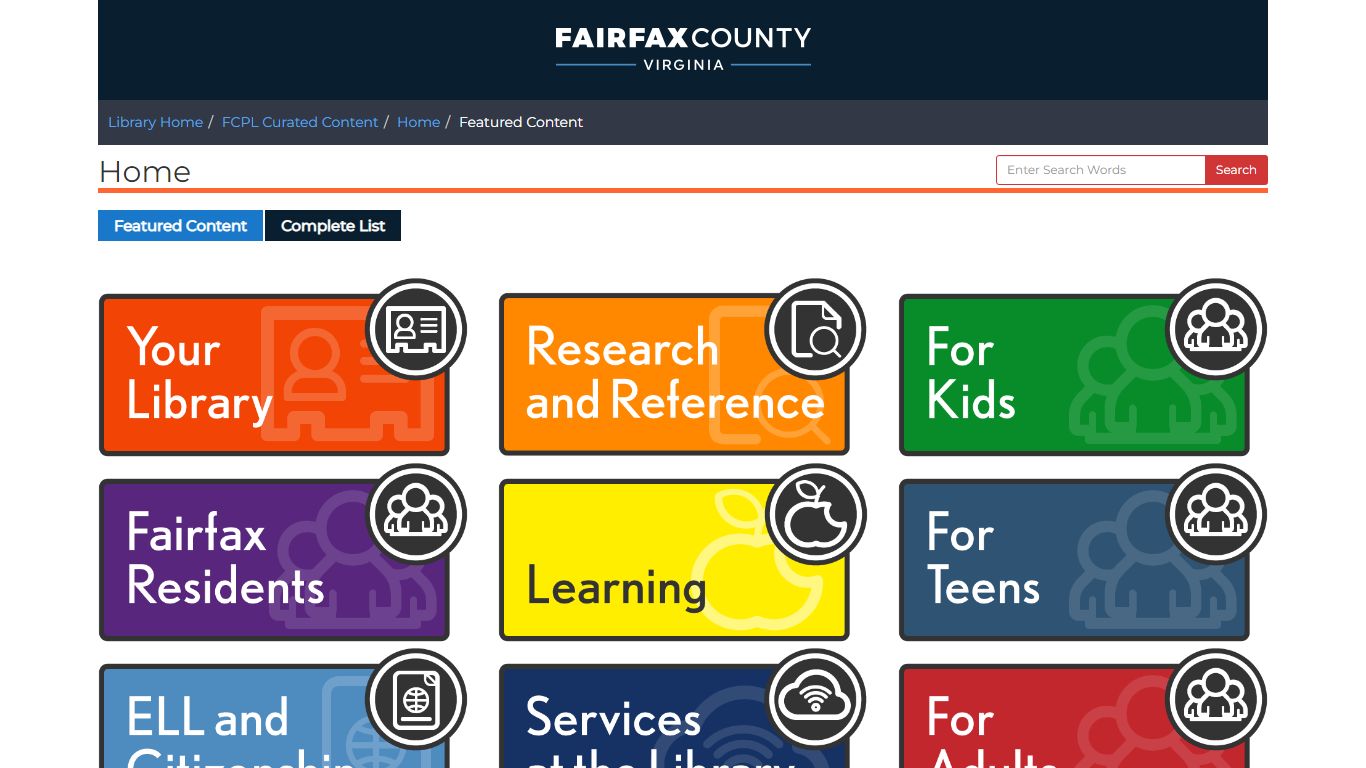 Account Login - My Library Account - FCPL Curated ... - Fairfax County